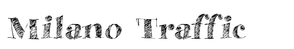 Milano Traffic font preview
